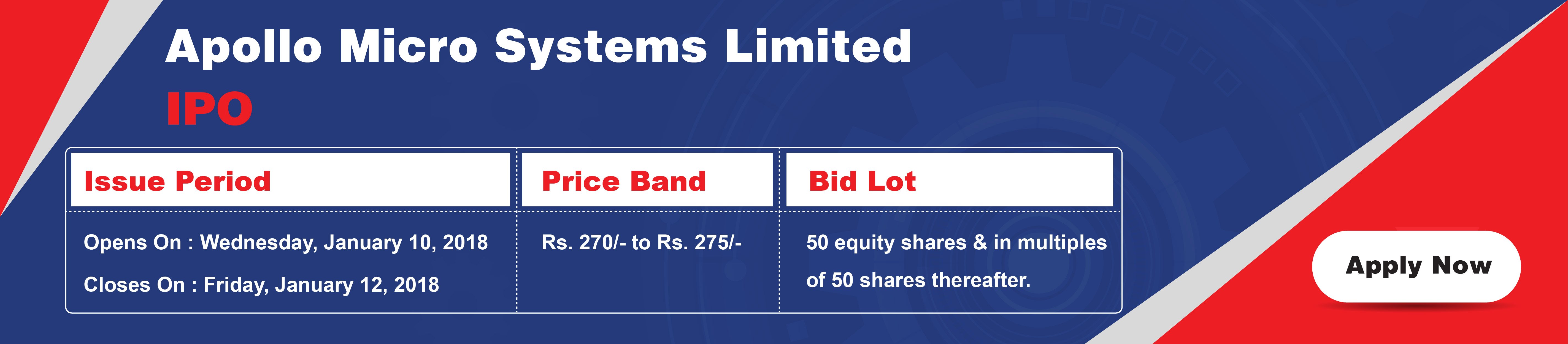 Apollo Micro Systems Limited IPO